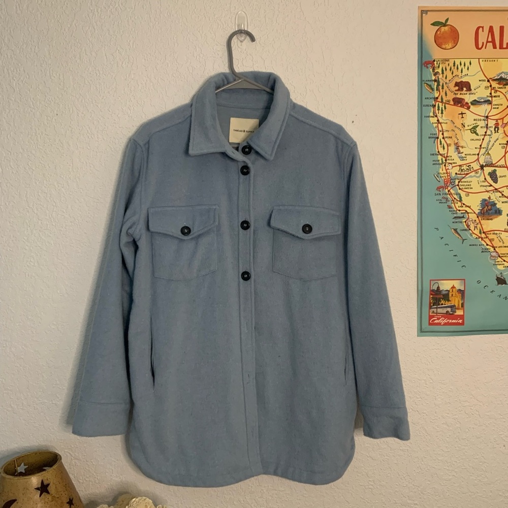 Light blue Shacket